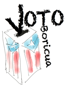 Original concept art for Puerto Rican voter engagement campaign in South Florida.